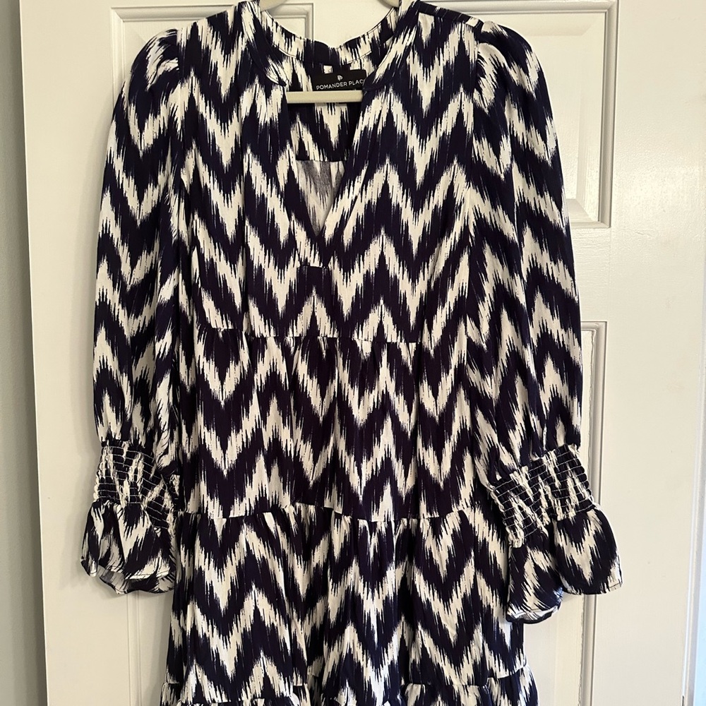NWOT- Pomander place Ikat dress currently retails for $128. Never worn
